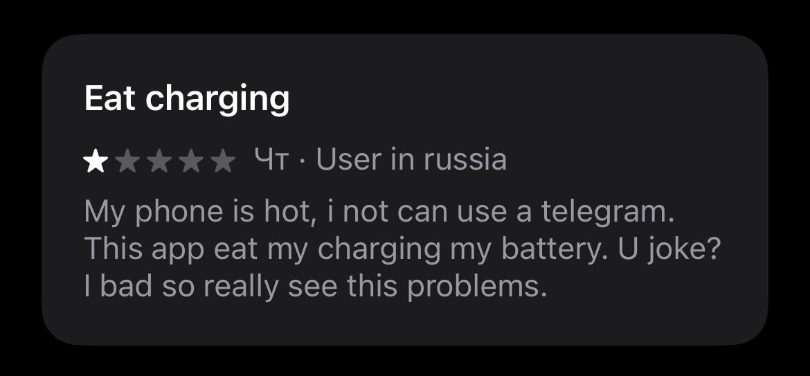 Изображение к новости: Очередное обновление Telegram убивает батарею iPh…