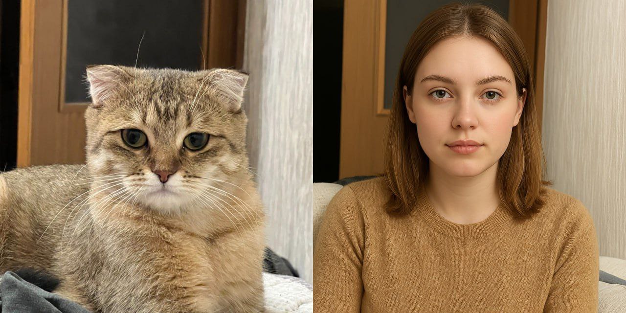 Дополнительное изображение к новости: Пользователи массово превращают своих котов в люд…