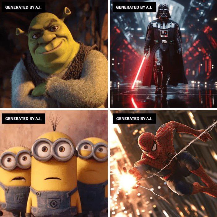 Изображение к новости: На ИИ подают в суд: Disney и Universal обвинили M…