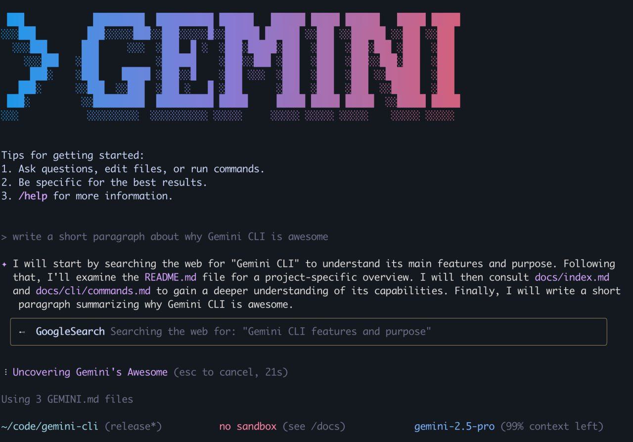 Изображение к новости: ⚡️ Новый бесплатный ИИ-помощник от Google — Gemin…