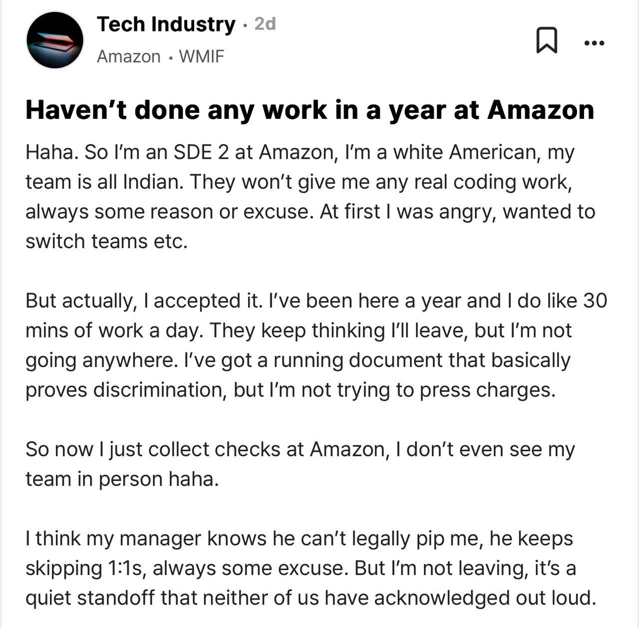 Изображение к новости: «Игра в индуса» be like: разраб из Amazon пожалов…