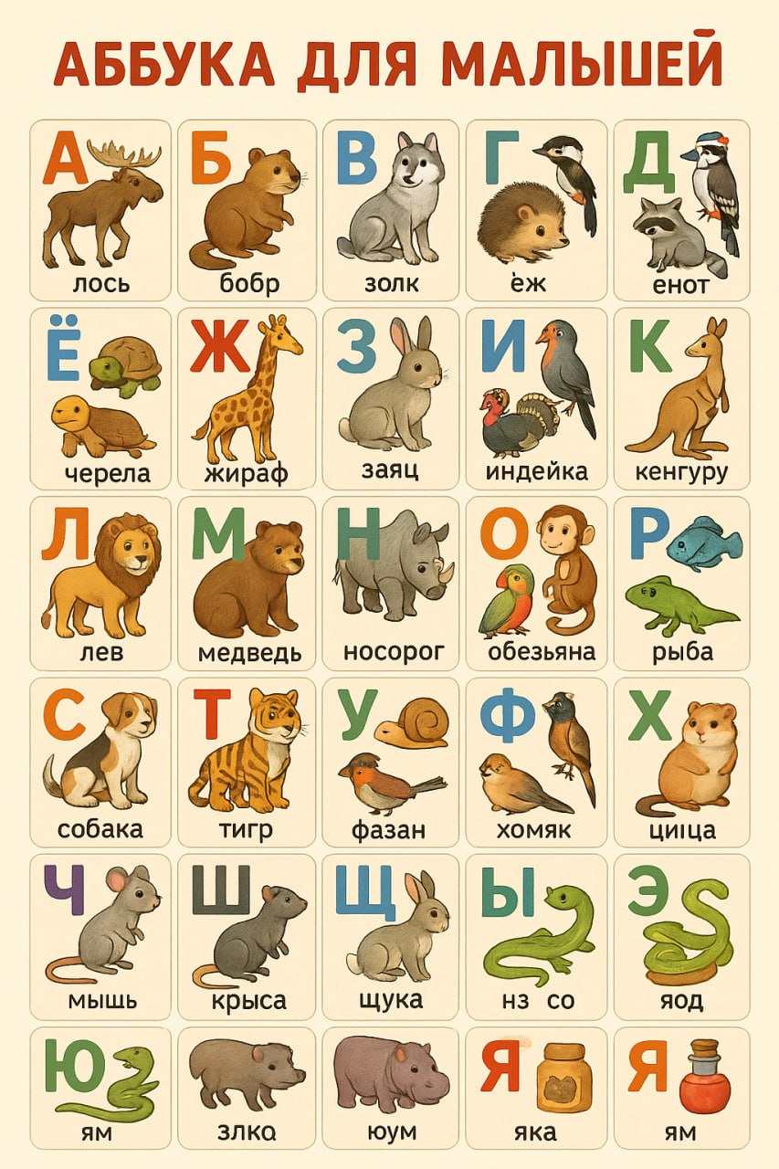 Изображение к новости: Золк, юум, черела: ChatGPT сгенерировал азбуку дл…